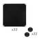 Modular shelving closet storage organizing 9 plastic cube 35x35cm black