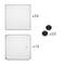 Armari organitzador modular Estanteries de 16 cubs de 35x35cm plàstic blanc amb portes