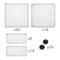 Armário organizador modular Prateleiras do 24 cubos 35x35cm 17x35cm de plástico branco com portas