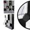Modular shelving closet storage organizing 24 plastic cube 35x35cm 17x35cm black with doors