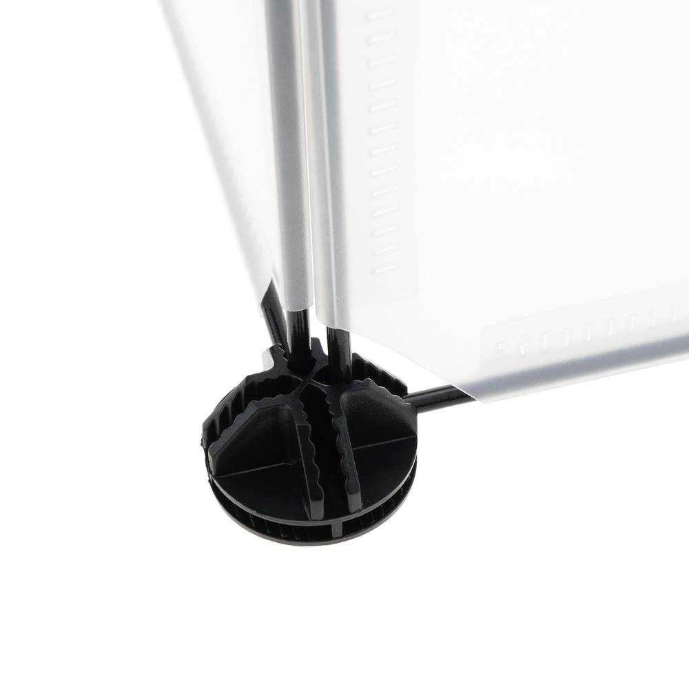 Armoire penderie cabinet etagère de 6 cubes de 17x35cm en plastique blanc