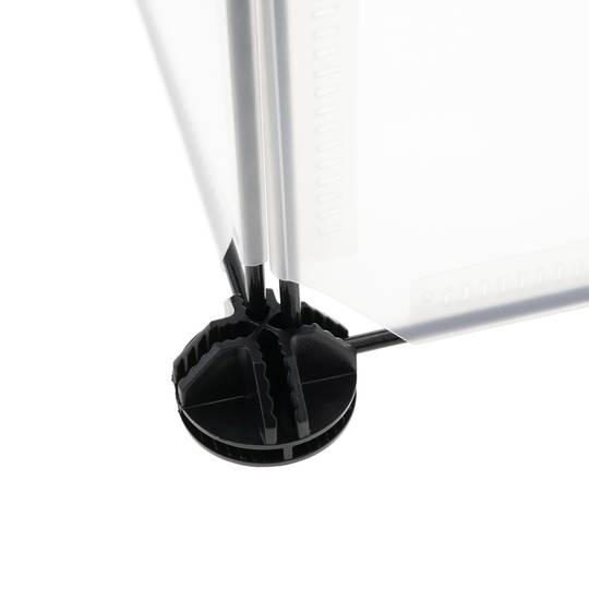 Armoire penderie cabinet etagère de 6 cubes de 17x35cm en plastique blanc