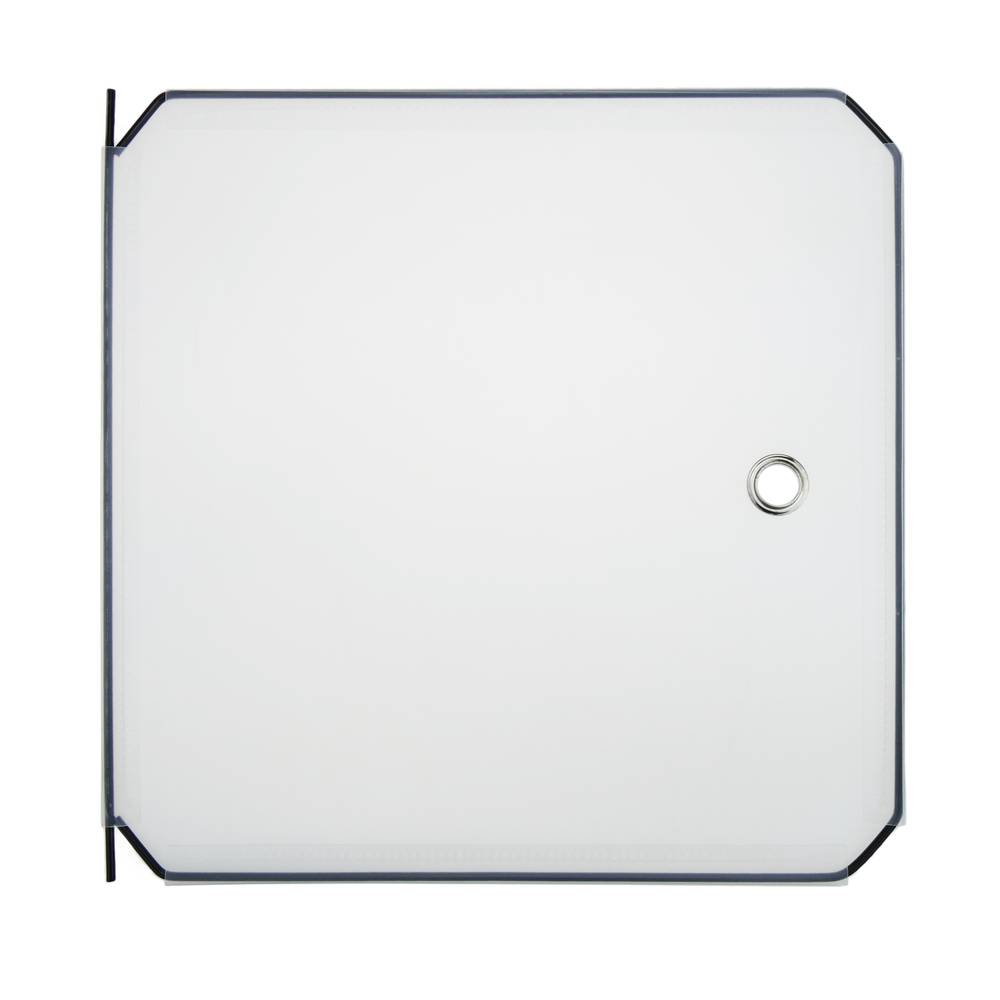 12 portes blanches pour armoire penderie cabinet etagère de cubes de 35x35cm