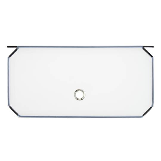 Pakket van 12 witte deuren 17x35cm voor kubieke modulaire organizerkast