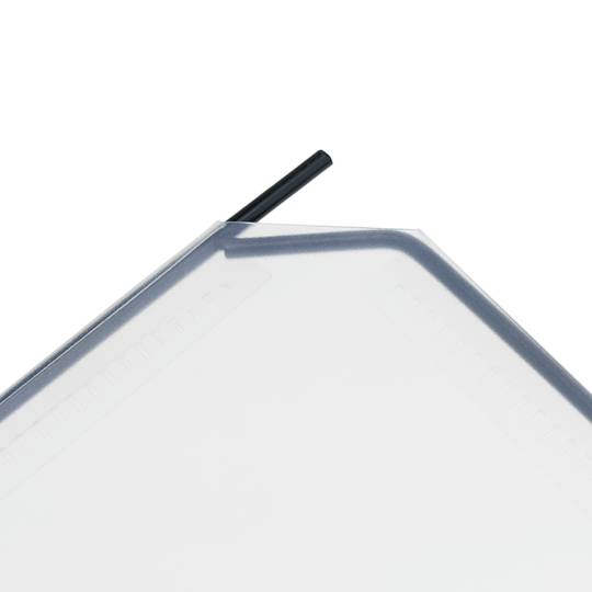 Pakket van 12 witte deuren 17x35cm voor kubieke modulaire organizerkast