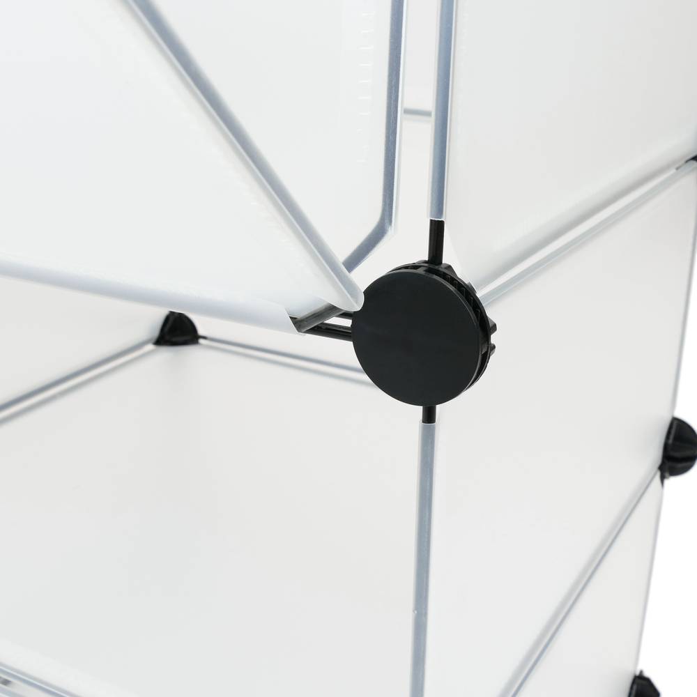 12 pack of white door 17x35cm for modular cube organizer closet