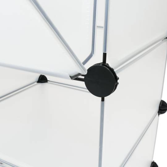 Pakket van 12 witte deuren 17x35cm voor kubieke modulaire organizerkast