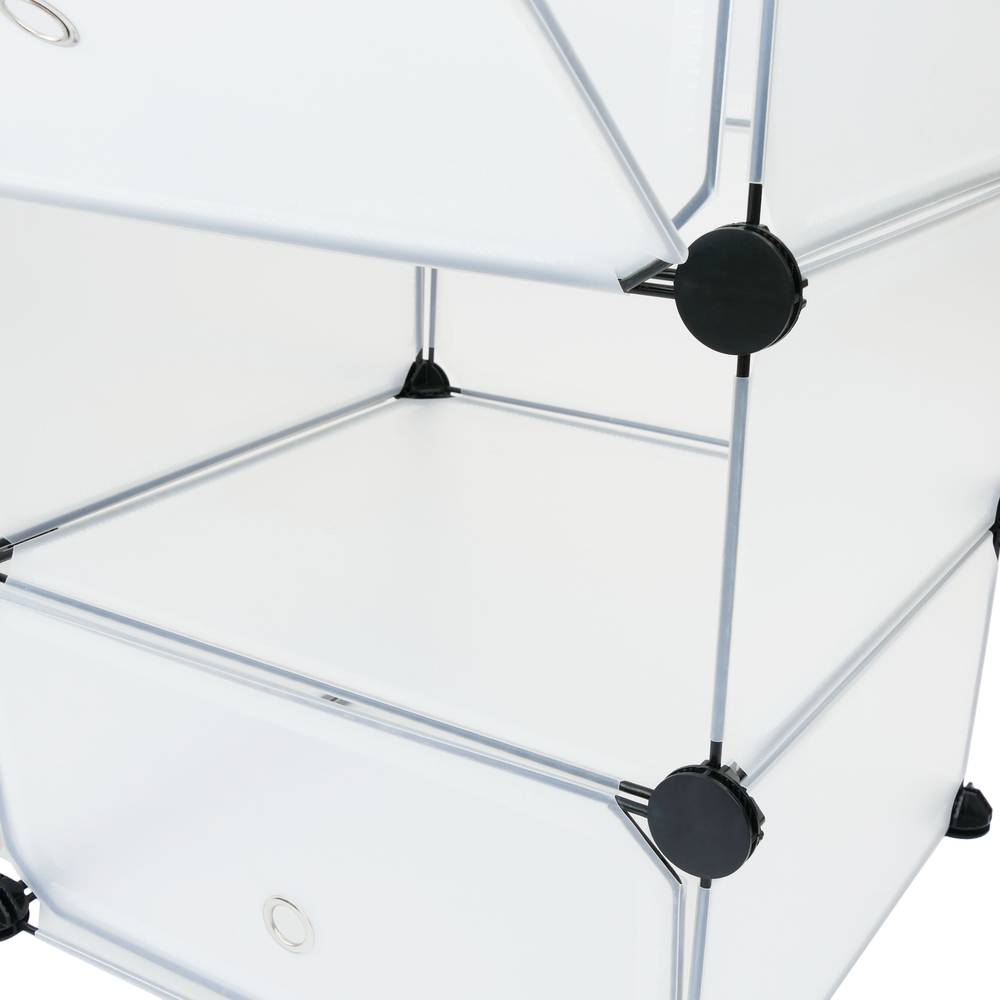 12 pack of white door 17x35cm for modular cube organizer closet