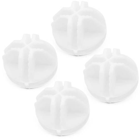 4 pack white connectors for cube modular organizer closet 35x35cm 17x35cm