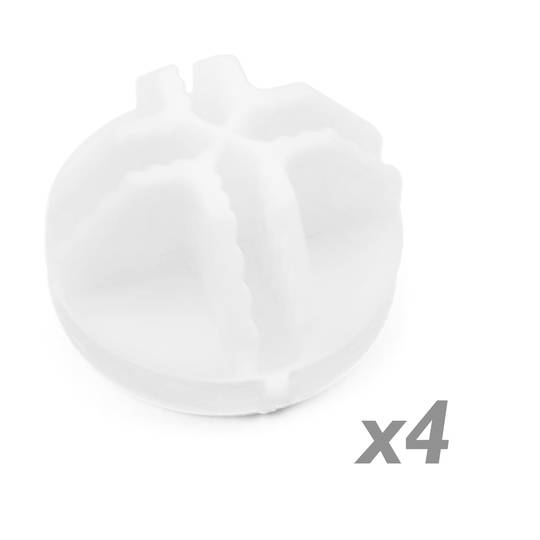 4 pack white connectors for cube modular organizer closet 35x35cm 17x35cm