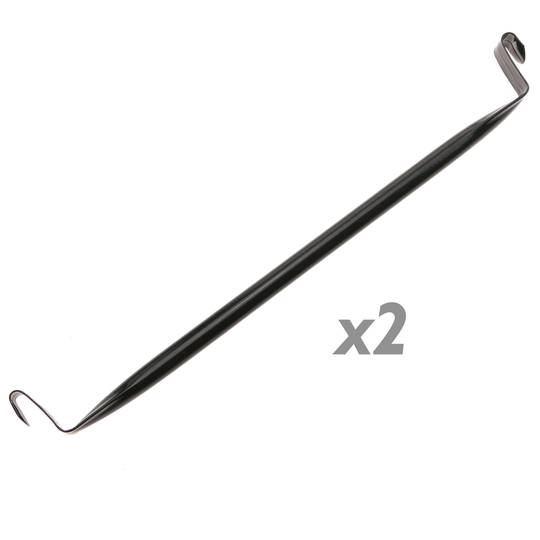 35 cm czarny wieszak do modułowej sześciennej szafki organizer 2 sztuki
