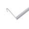 Bar appeso vestiti bianco 35cm per armadio organizzatore modulare 2-pack