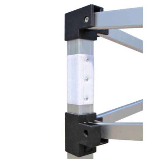 Alu-Klappzelt 300x450cm schwarz