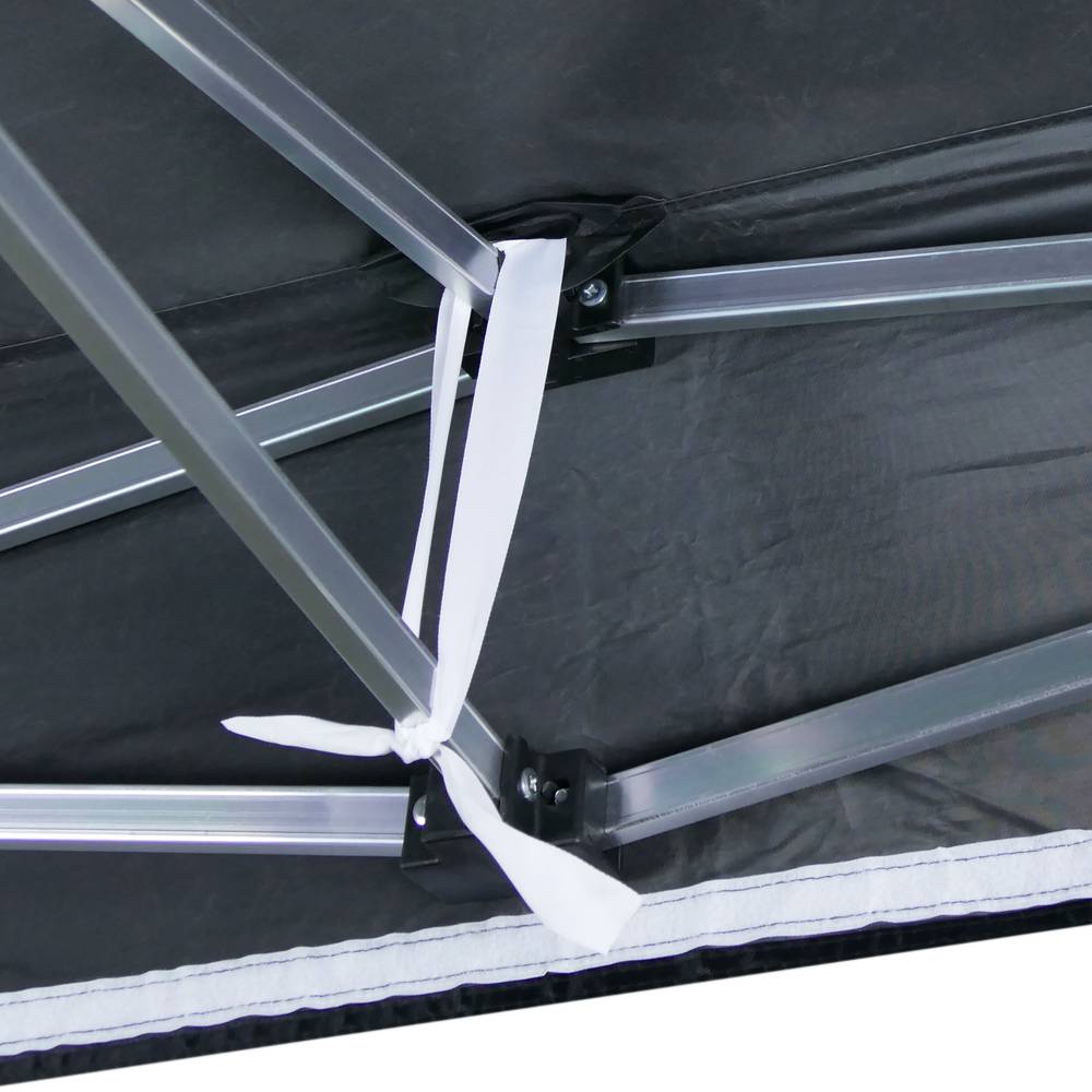 Alu-Klappzelt 300x450cm schwarz