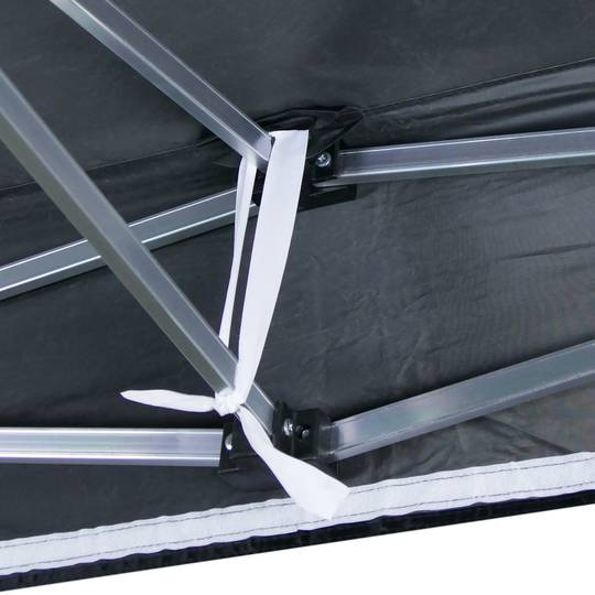 Alu-Klappzelt 300x450cm schwarz