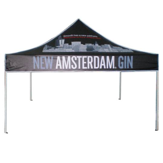 Alu-Klappzelt 300x450cm schwarz