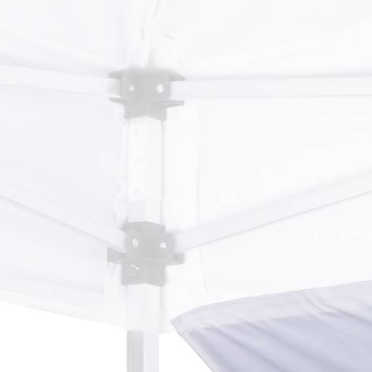 Complete sidewall canvas 450cm white