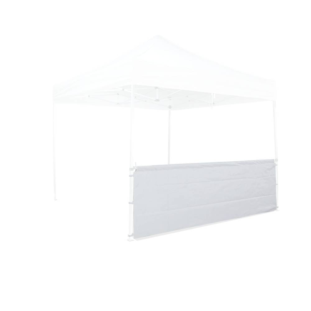 Toile latérale pour tente blanche 300x90cm style clôture