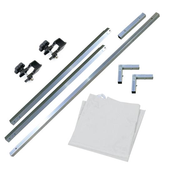 Visor for folding tent 300cm white awning