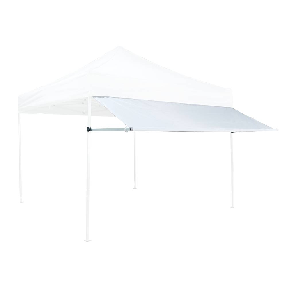 Visor for folding tent 300cm white awning