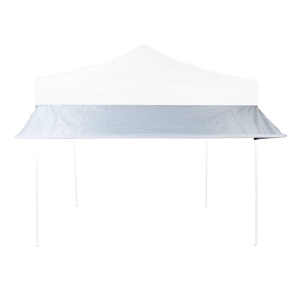 Visor for folding tent 300cm white awning