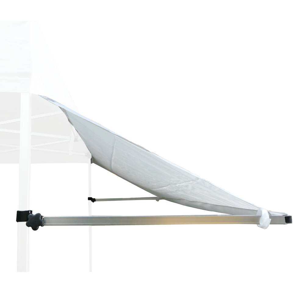 Visor for folding tent 300cm white awning