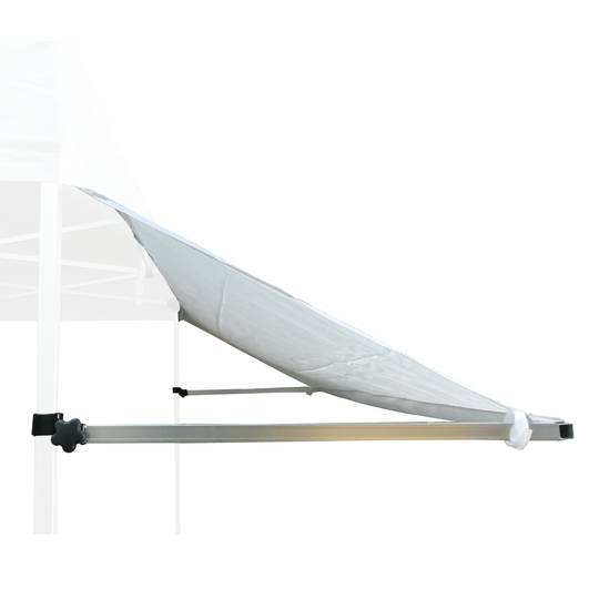 Visor for folding tent 300cm white awning