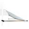 Visor for folding tent 300cm white awning