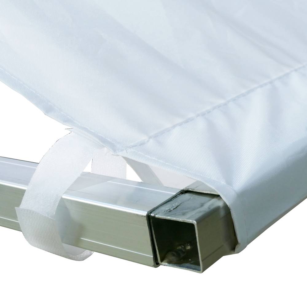Visor for folding tent 300cm white awning