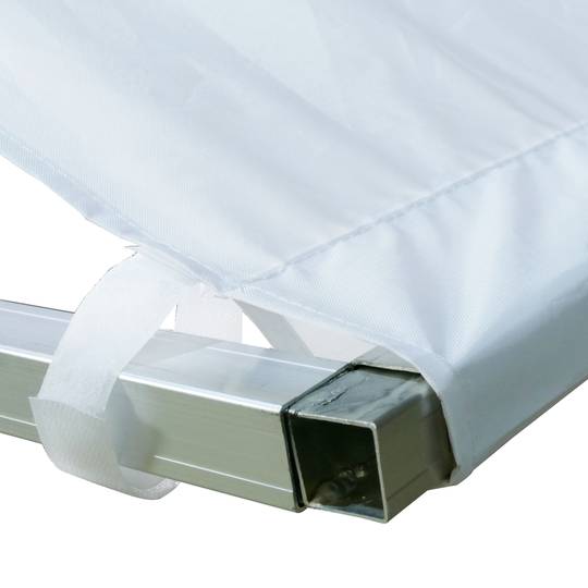 Visor for folding tent 300cm white awning