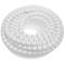 Cable organizer. Management white sleeve with clip of 20-25 mm length 25 m