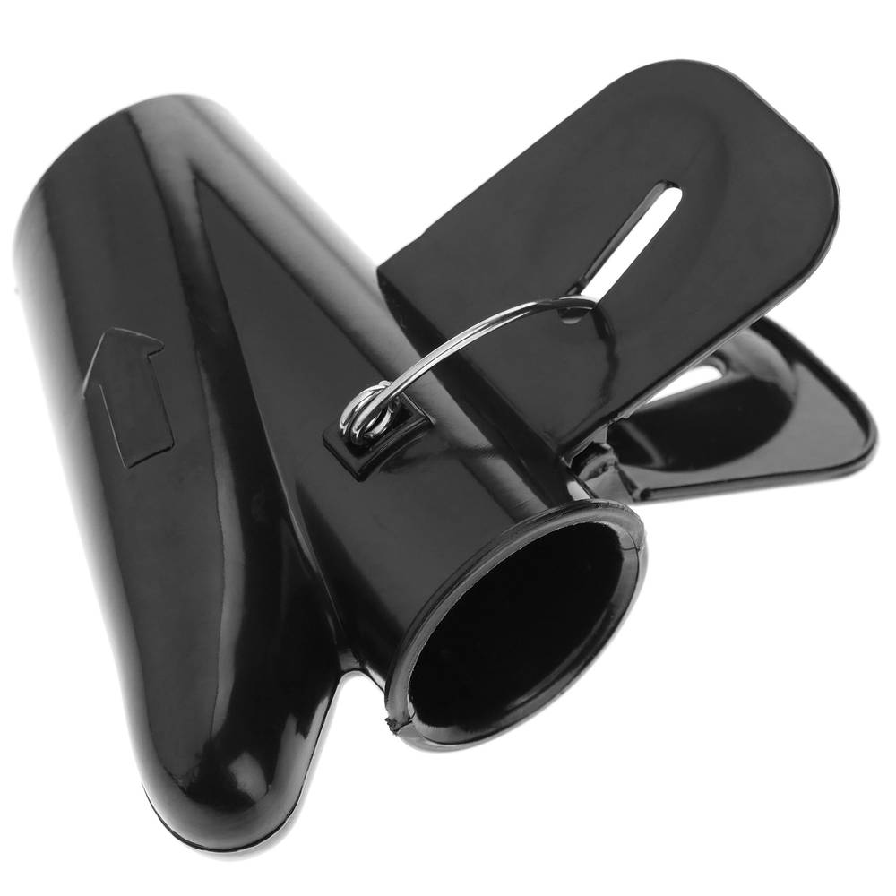 Cable organizer. Management black sleeve with clip of 17-22 mm length 10 m