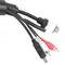 Kabel organisator Zwarte schede met clip 25-32 mm lengte 10 m
