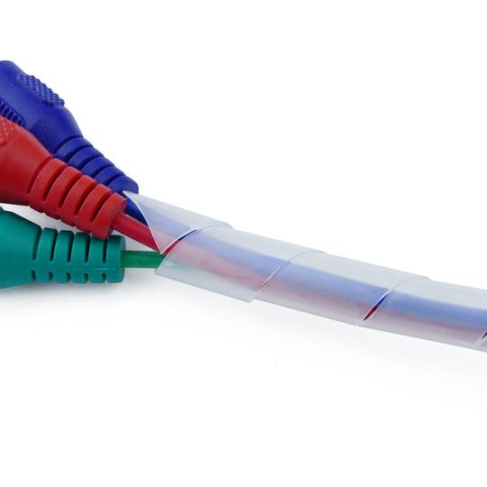 Câble Rangement. Tube organisateur blanc en spirale de 8-60 mm longueur 2,5 m