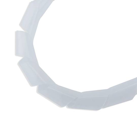 Câble Rangement. Tube organisateur blanc en spirale de 8-60 mm longueur 2,5 m