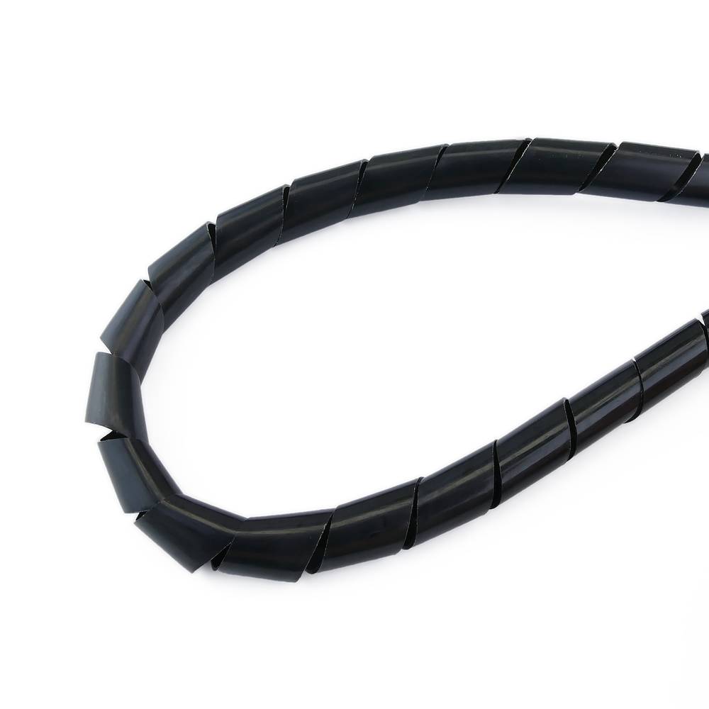 Kabel organisator Zwarte spiraalvormige kast 4-50 mm lengte 10 m