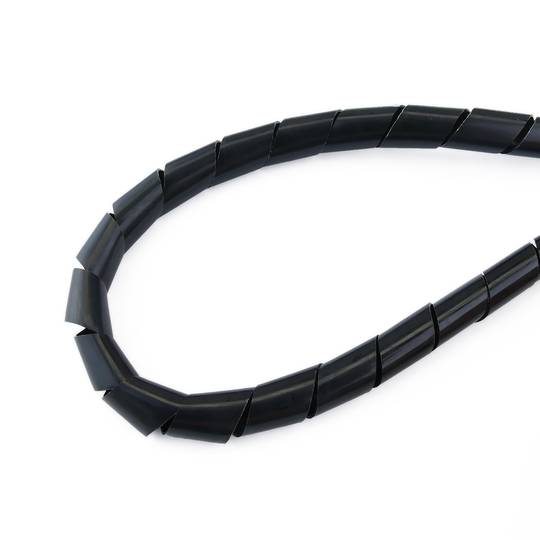 Organizador de cables. Funda negra en espiral de 6-60 mm longitud 2,5 m