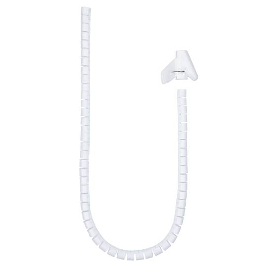 Organizator kabli. Pochwa biała z klipsem 22-27 mm, długość 3 m