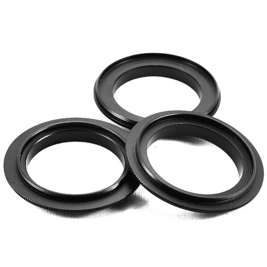 Pierścień gwintowany z gwintem zewnętrznym męskiego obiektywu 62 mm