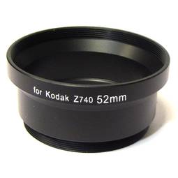 Lens 52 millimetri tubo adattatore Kodak Z740