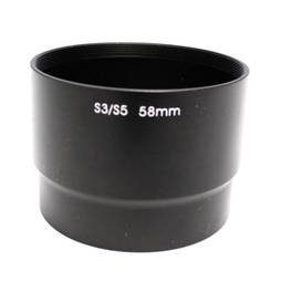 Tubo adattatore per lenti Canon PowerShot S3 a S5 58 millimetri