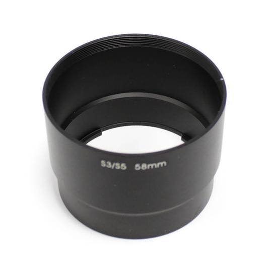 Tubo adaptador de lente Canon PowerShot S3 a S5 58 milímetros