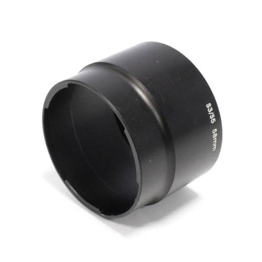 Tubo adaptador de lente Canon PowerShot S3 a S5 58 milímetros