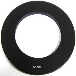 Anell adaptador per portafiltres per lent de 55 mm