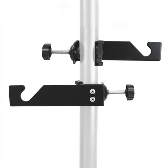 Kit de 1 rolo manual de fundos de estúdio fotográfico com fixação ao mastro