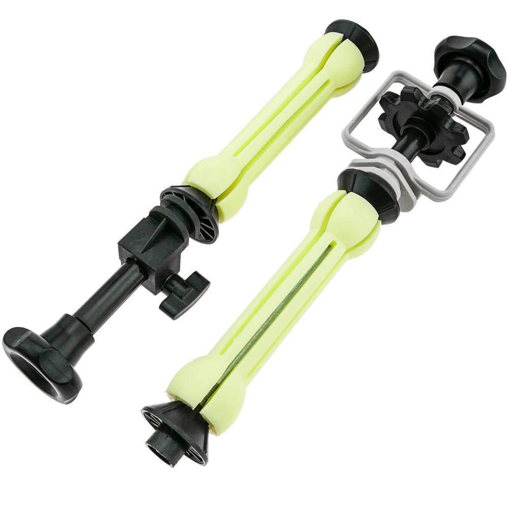 Kit of 4 manual reels of photo studio backgrounds with wall fixing