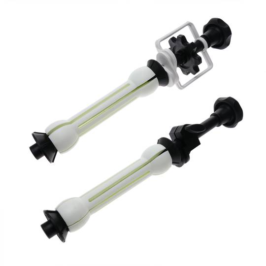 Kit de 6 enrolladores manuales de fondos de estudio fotográfico con fijación a pared