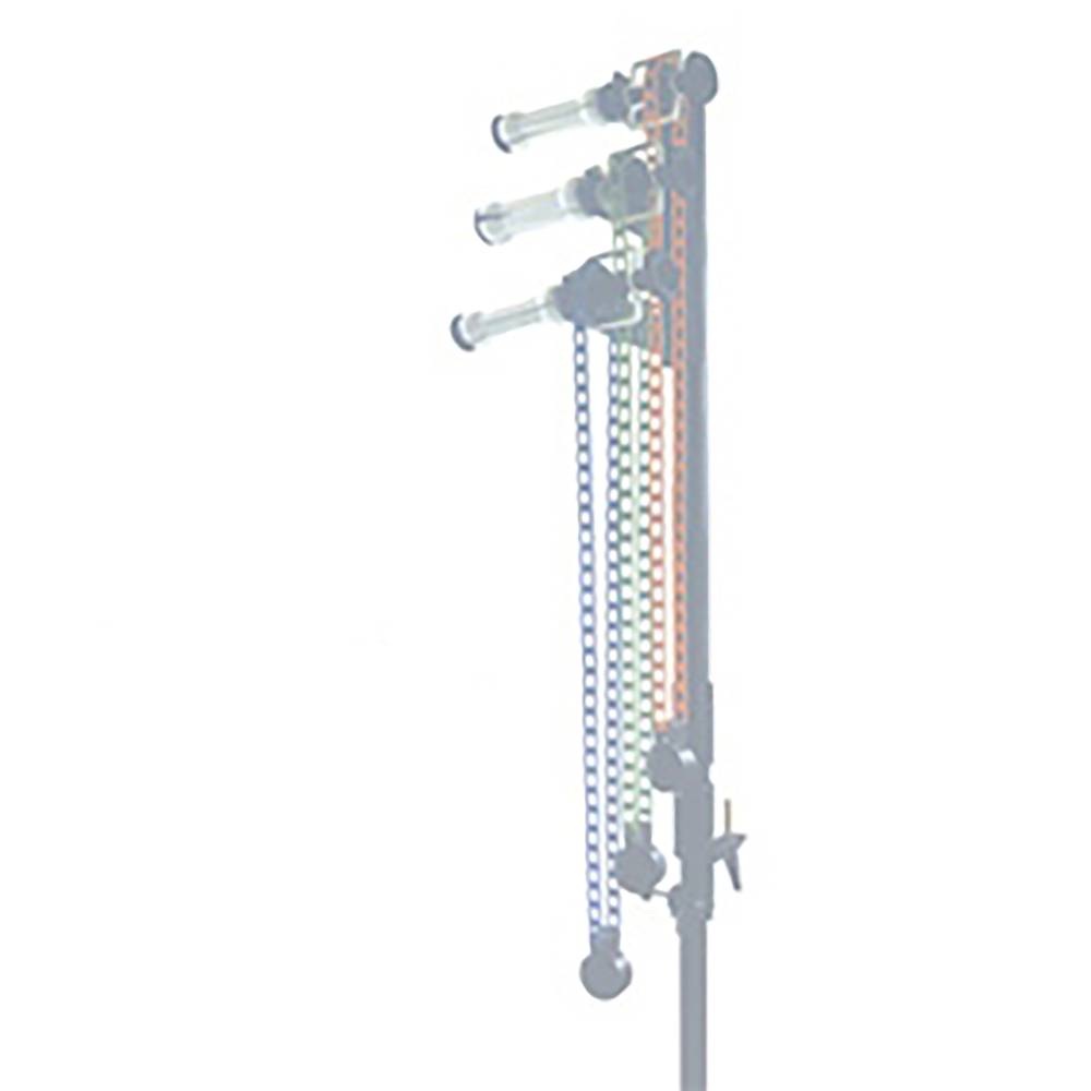 Kit de 6 enrolladores manuales de fondos de estudio fotográfico con fijación a pared