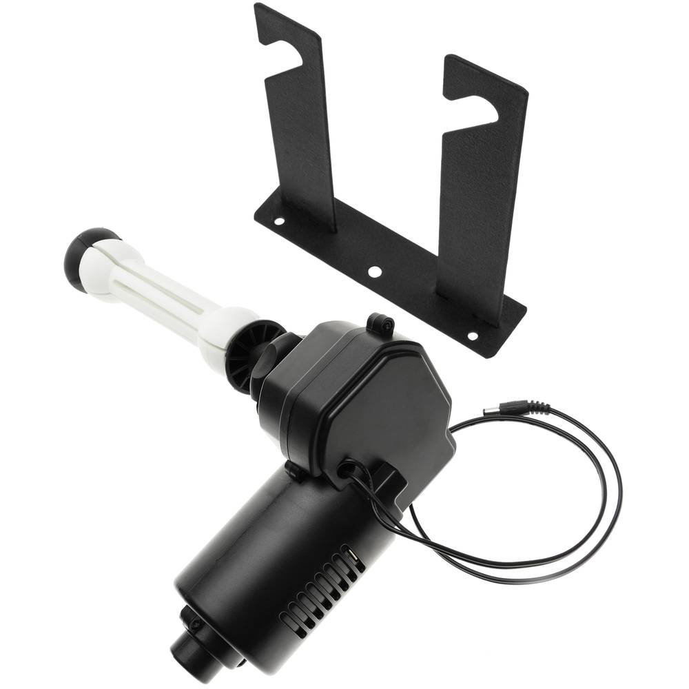 Kit de 2 enrolladores motorizados de fondos de estudio fotográfico con fijación a pared