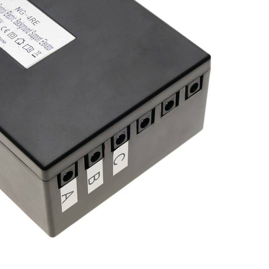 Zestaw 3 zmotoryzowanych bębnów podłogowych z mocowaniem do ściany